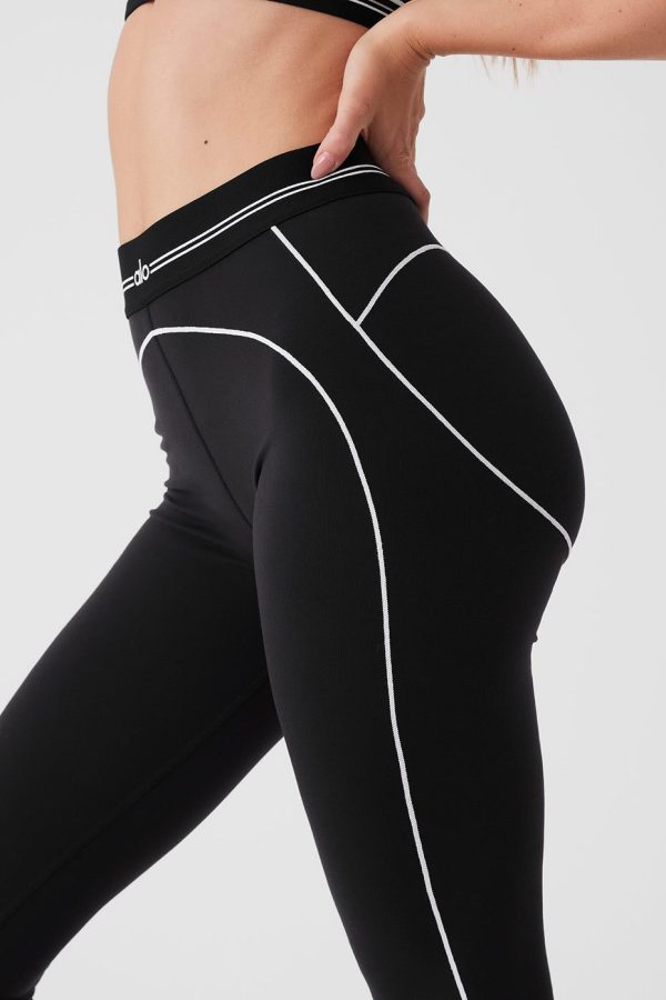 טייץ - Alo Yoga AIRBRUSH HIGH-WAIST HEART THROB LEGGING