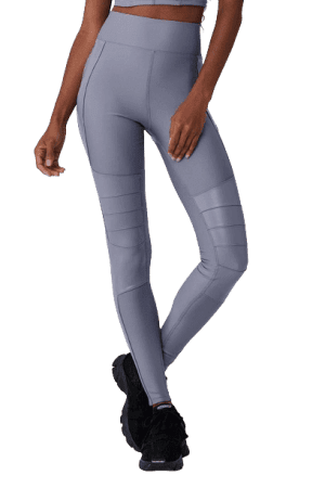 טייץ - Alo Yoga AIRLIFT WINTER WARM HIGH-WAIST SUPERMOTO LEGGING