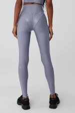 טייץ - Alo Yoga AIRLIFT WINTER WARM HIGH-WAIST SUPERMOTO LEGGING