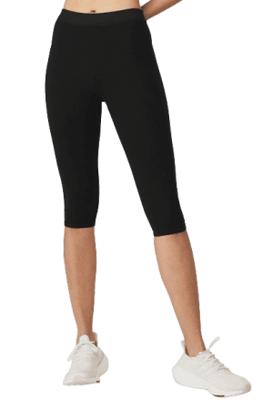 טייץ - Alo Yoga ALOSOFT HIGH-WAIST ICONIC 90'S CAPRI