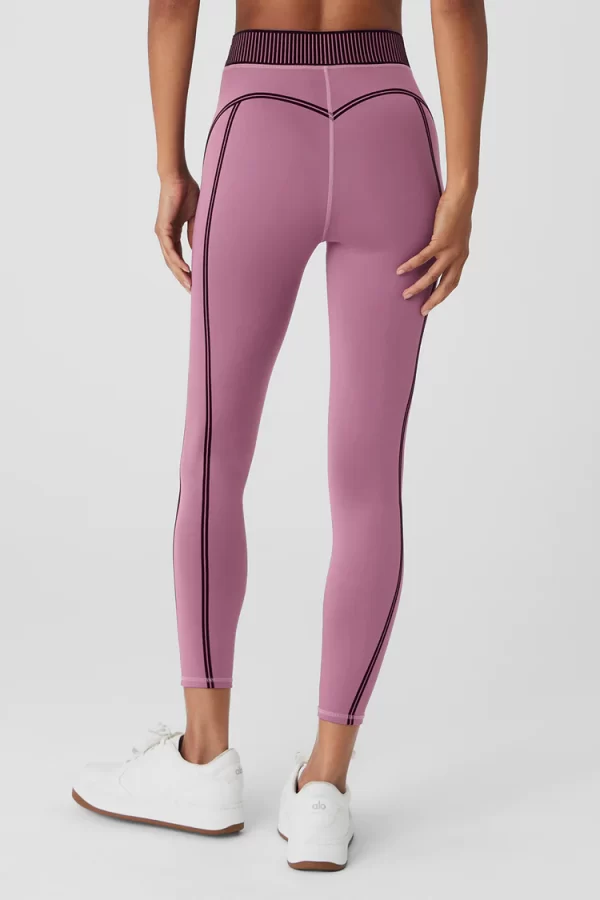 טייץ - Alo Yoga AIRLIFT HIGH-WAIST 7/8 LINE UP LEGGING