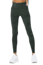 טייץ - Alo Yoga HIGH-WAIST CAMO VAPOR LEGGING