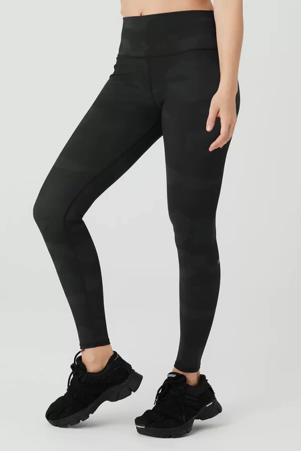 טייץ - Alo Yoga HIGH-WAIST CAMO VAPOR LEGGING