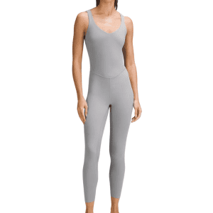 חליפת גוף - Lululemon Align Bodysuit 25” Light Grey