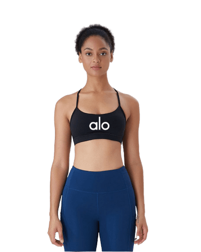 חזייה עליונה - Alo Yoga Top Bra - Alo yoga top in black color for women