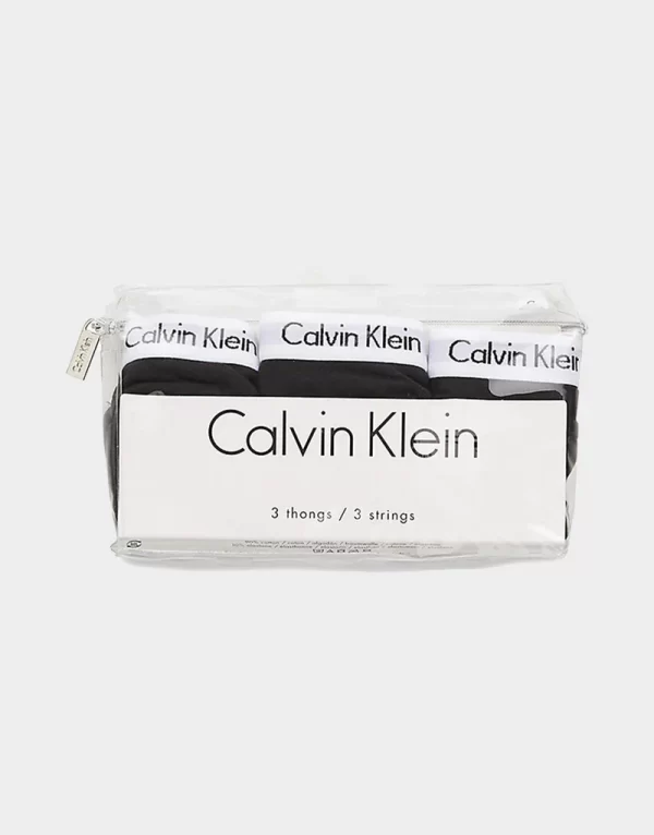 תַחתוֹנִים - Calvin Klein Pack Of 3 Carousel Thong Underwear