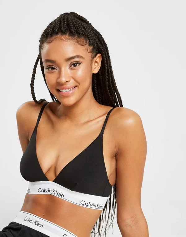 חֲזִיָה - Calvin Klein Triangle Bra Modern Cotton Logo | Women