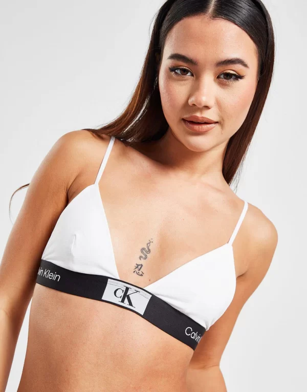 חֲזִיָה - Calvin Klein Logo Triangle Bra Ck96 | Women