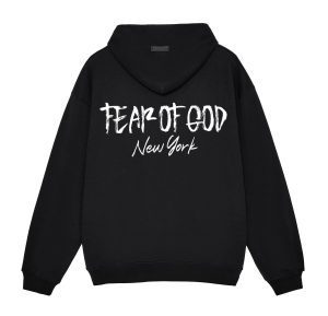 ביגוד Fear of God Double Line Essentials Zone Hoodie - Limited Edition