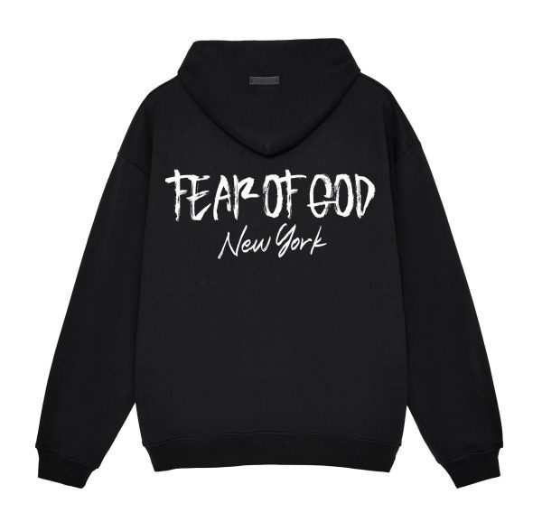 ביגוד Fear of God Double Line Essentials Zone Hoodie - Limited Edition