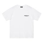 ביגוד Fear of God Double Line Essentials Zone Season 8 Flocking Font Loose OS Short Sleeve T-Shirt for Men