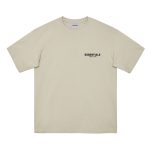 ביגוד Fear of God Double Line Essentials Zone Season 8 Flocking Font Loose OS Short Sleeve T-Shirt for Men