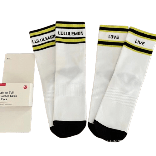 גרביים Lululemon Breathable Yoga Socks for Fitness 2 Pairs