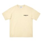 ביגוד Fear of God Double Line Essentials Zone Season 8 Flocking Font Loose OS Short Sleeve T-Shirt for Men