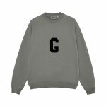 ביגוד Fear of God Essentials Zone G Letter Flocking Printed Trendy Sweater Style F11 for Men and Women