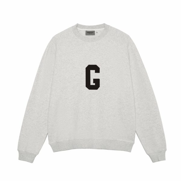 ביגוד Fear of God Essentials Zone G Letter Flocking Printed Trendy Sweater Style F11 for Men and Women