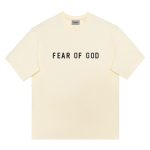 ביגוד Fear of God Season 8 Essentials Zone Glued Letter American High Street Trendy Summer Couple Short Sleeve Tee