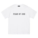 ביגוד Fear of God Season 8 Essentials Zone Glued Letter American High Street Trendy Summer Couple Short Sleeve Tee