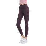 מִכְנָסַיִים Alo Yoga European and American High-Waisted Butt-Lifting Nude Yoga Pants for Women