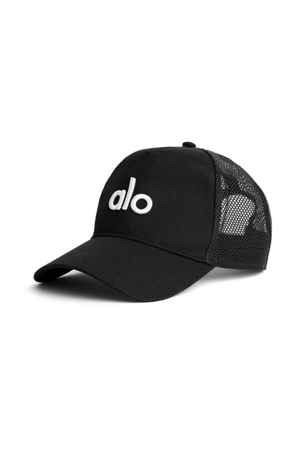 כּוֹבַע Alo Yoga Baseball Hat Embroidered Mesh Hardtop Hat