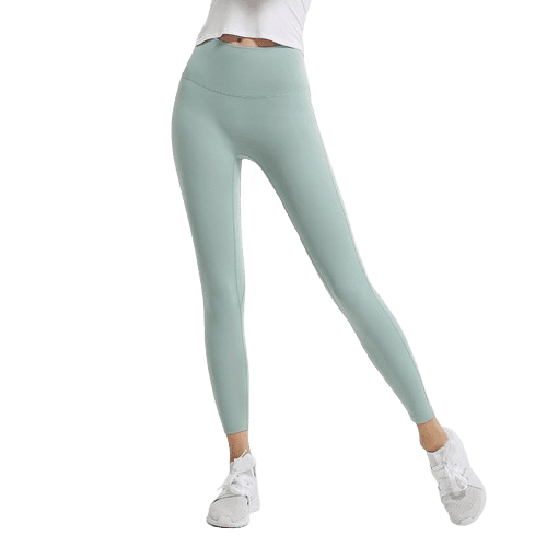 מִכְנָסַיִים Alo Yoga European and American High-Waisted Butt-Lifting Nude Yoga Pants for Women