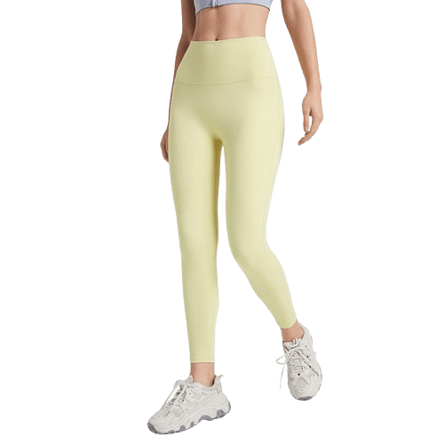 מִכְנָסַיִים Alo Yoga European and American High-Waisted Butt-Lifting Nude Yoga Pants for Women