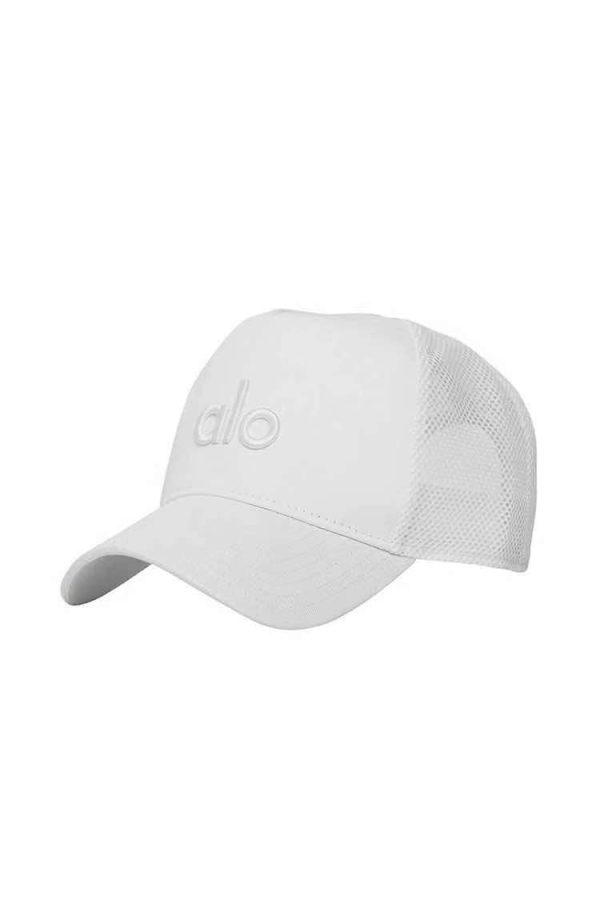 כּוֹבַע Alo Yoga Baseball Hat Embroidered Mesh Hardtop Hat