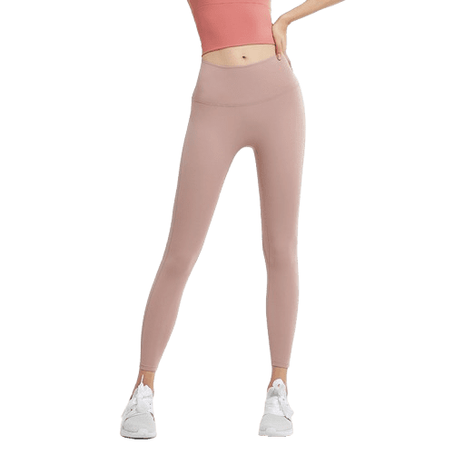 מִכְנָסַיִים Alo Yoga European and American High-Waisted Butt-Lifting Nude Yoga Pants for Women