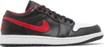 Air Jordan 1 Low White Toe – נעלי סניקרס שחור, לבן ואדום