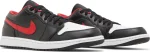 Air Jordan 1 Low White Toe – נעלי סניקרס שחור, לבן ואדום