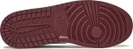 Air Jordan 1 Low Bordeaux – נעלי סניקרס לבן ובורדו