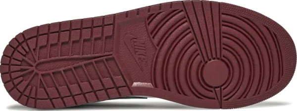 Air Jordan 1 Low Bordeaux – נעלי סניקרס לבן ובורדו