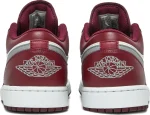 Air Jordan 1 Low Bordeaux – נעלי סניקרס לבן ובורדו
