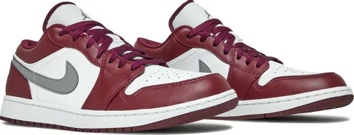 Air Jordan 1 Low Bordeaux – נעלי סניקרס לבן ובורדו