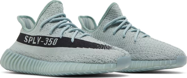 Adidas Yeezy Boost 350 V2 Salt נעלי סניקרס ירוקות עם סוליית Boost