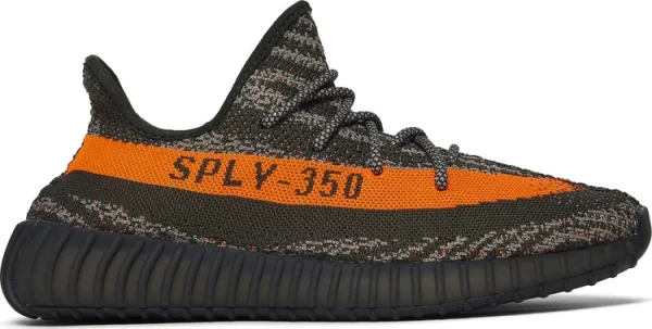 Adidas Yeezy Boost 350 V2 Carbon Beluga נעלי סניקרס עם סוליית Boost