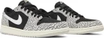 Air Jordan 1 Retro Low OG Black Cement – נעלי סניקרס שחור ואפור