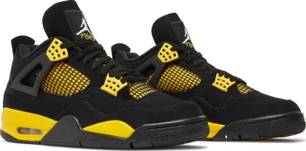 Nike Air Jordan 4 Retro 'Thunder' 2023 נעלי סניקרס לגברים