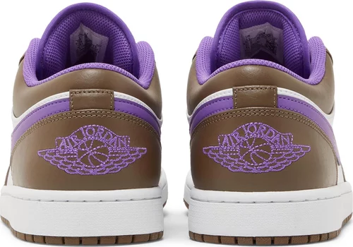 Air Jordan 1 Low Purple Mocha – נעלי סניקרס חום וסגול