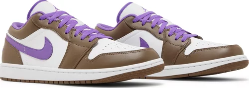 Air Jordan 1 Low Purple Mocha – נעלי סניקרס חום וסגול