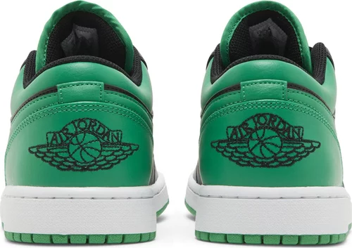Air Jordan 1 Low Black Lucky Green – נעלי סניקרס שחור וירוק