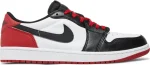 Air Jordan 1 Retro Low OG Black Toe – נעלי סניקרס שחור, לבן ואדום