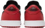 Air Jordan 1 Retro Low OG Black Toe – נעלי סניקרס שחור, לבן ואדום
