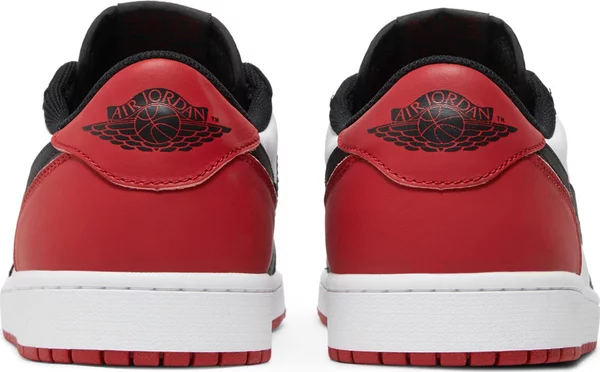 Air Jordan 1 Retro Low OG Black Toe – נעלי סניקרס שחור, לבן ואדום