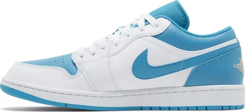 Air Jordan 1 Low Aquatone – נעלי סניקרס לבן ותכלת
