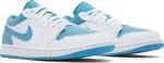 Air Jordan 1 Low Aquatone – נעלי סניקרס לבן ותכלת