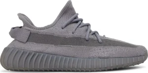Adidas Yeezy Boost 350 V2 Steel Grey נעלי סניקרס אפורות עם סוליית Boost
