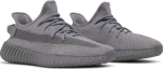 Adidas Yeezy Boost 350 V2 Steel Grey נעלי סניקרס אפורות עם סוליית Boost