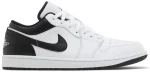 Air Jordan 1 Low White Black – נעלי סניקרס לבן ושחור