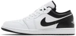 Air Jordan 1 Low White Black – נעלי סניקרס לבן ושחור